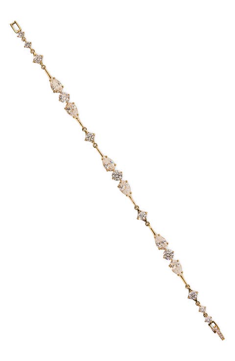 Hera Cubic Zirconia Line Bracelet