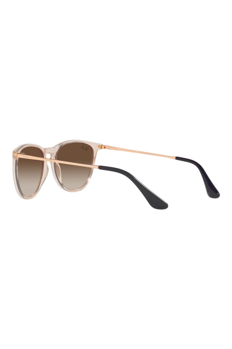 Kids' Junior Erika 50mm Gradient Phantos Sunglasses, Alternate, color, TRANSPARENT BROWN