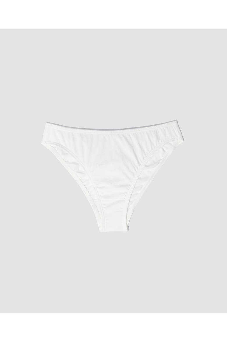 Organic Cotton Mid-rise French Cut, Main, color, Chalk
