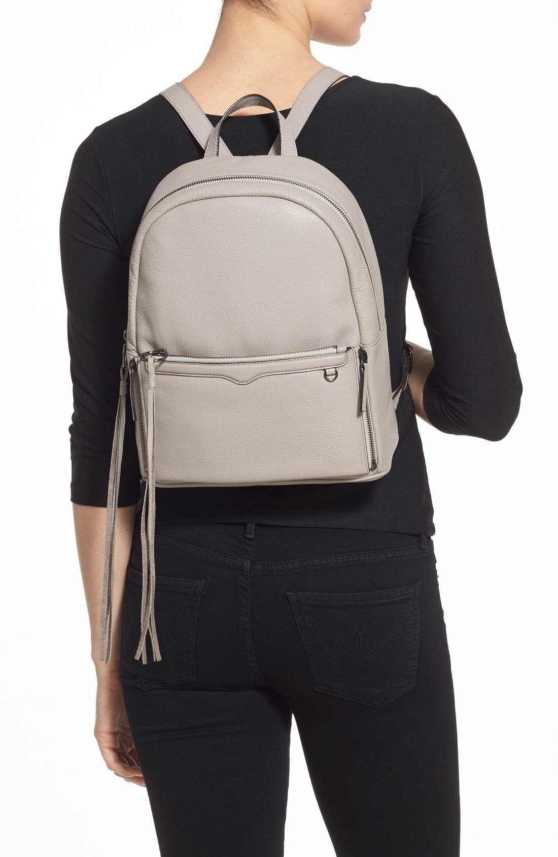 'Lola' Backpack with Detachable Crossbody, Alternate, color, PUTTY/ GUNMETAL HRDWR