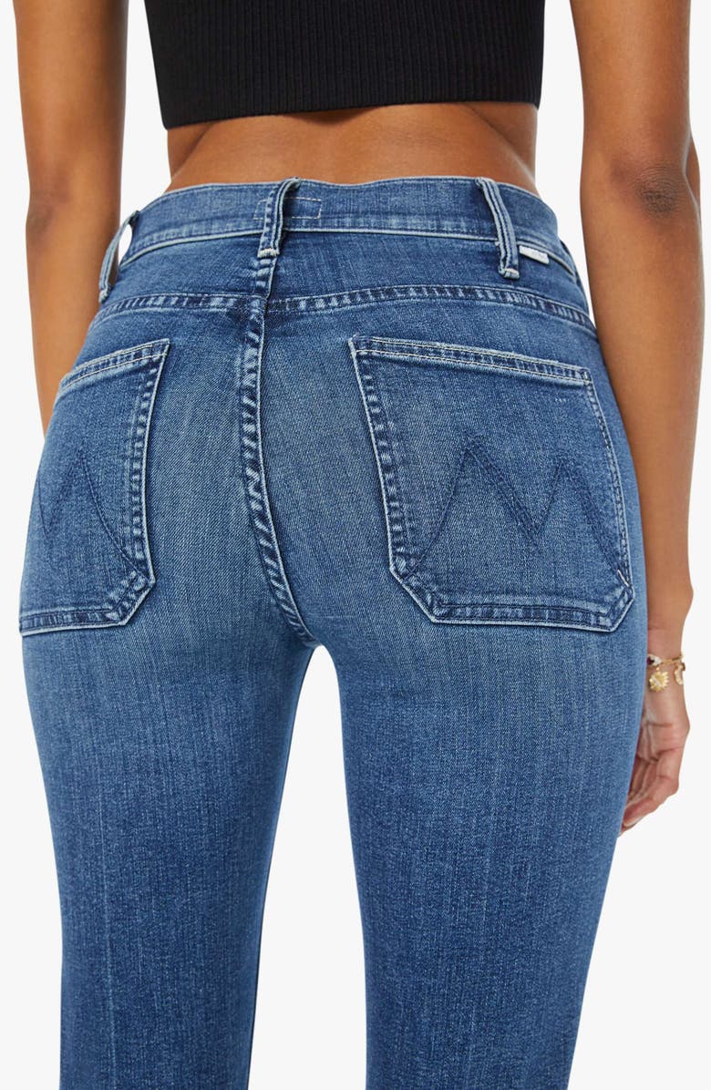 MOTHER The Insider Sneak High Waist Bootcut Jeans, Alternate, color, 