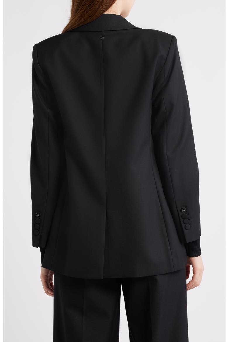 Nora Wool Blend Blazer, Alternate, color, BLACK