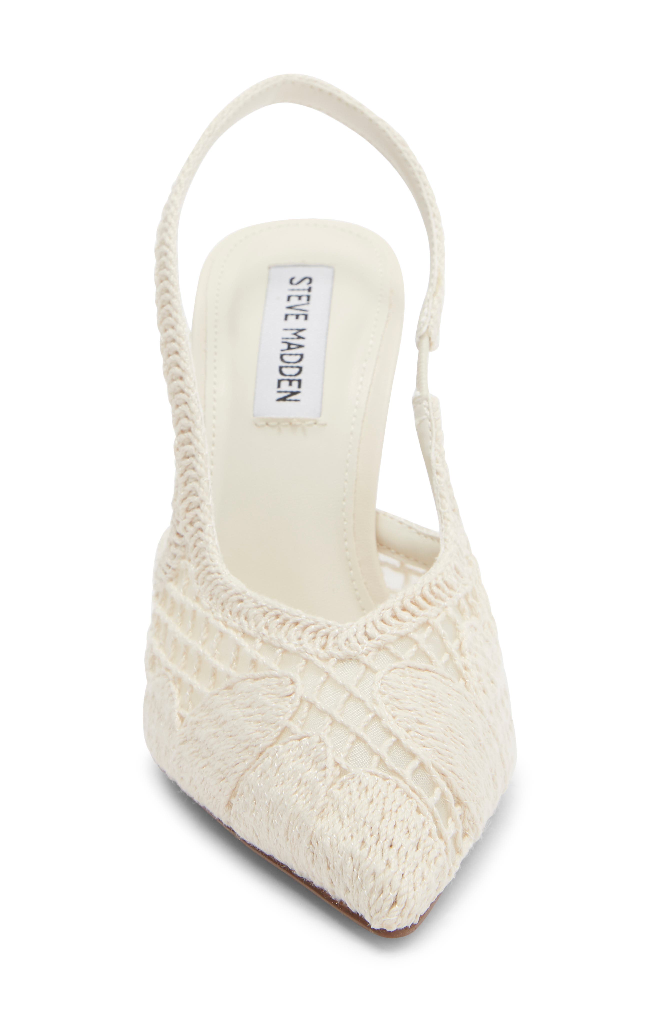 Beverlie Pointed Toe Slingback Pump, Alternate, color, IVORY