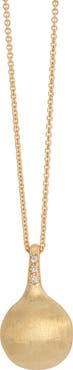 Marco Bicego Africa Boule 18K Yellow Gold & Diamond Pendant Necklace
