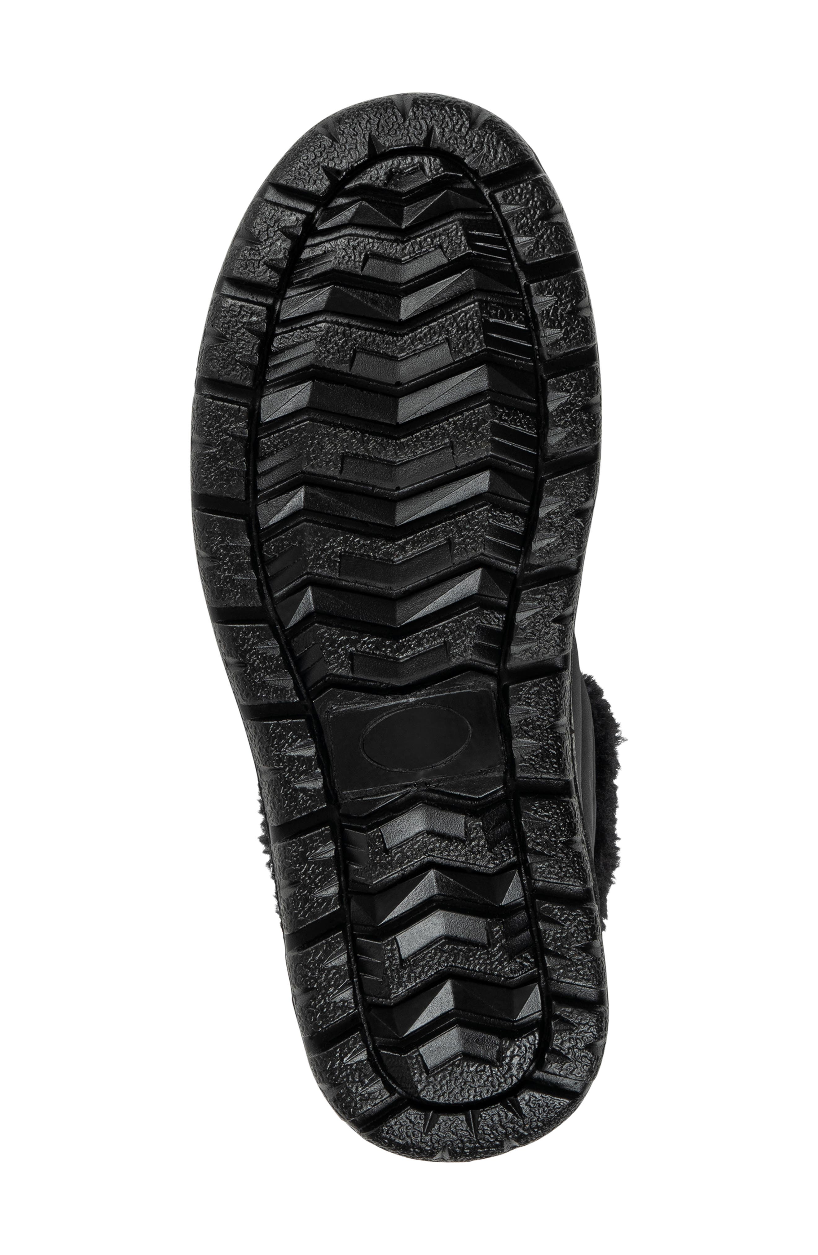 Oban Quilted Water Resistant Bootie, Alternate, color, BLACK