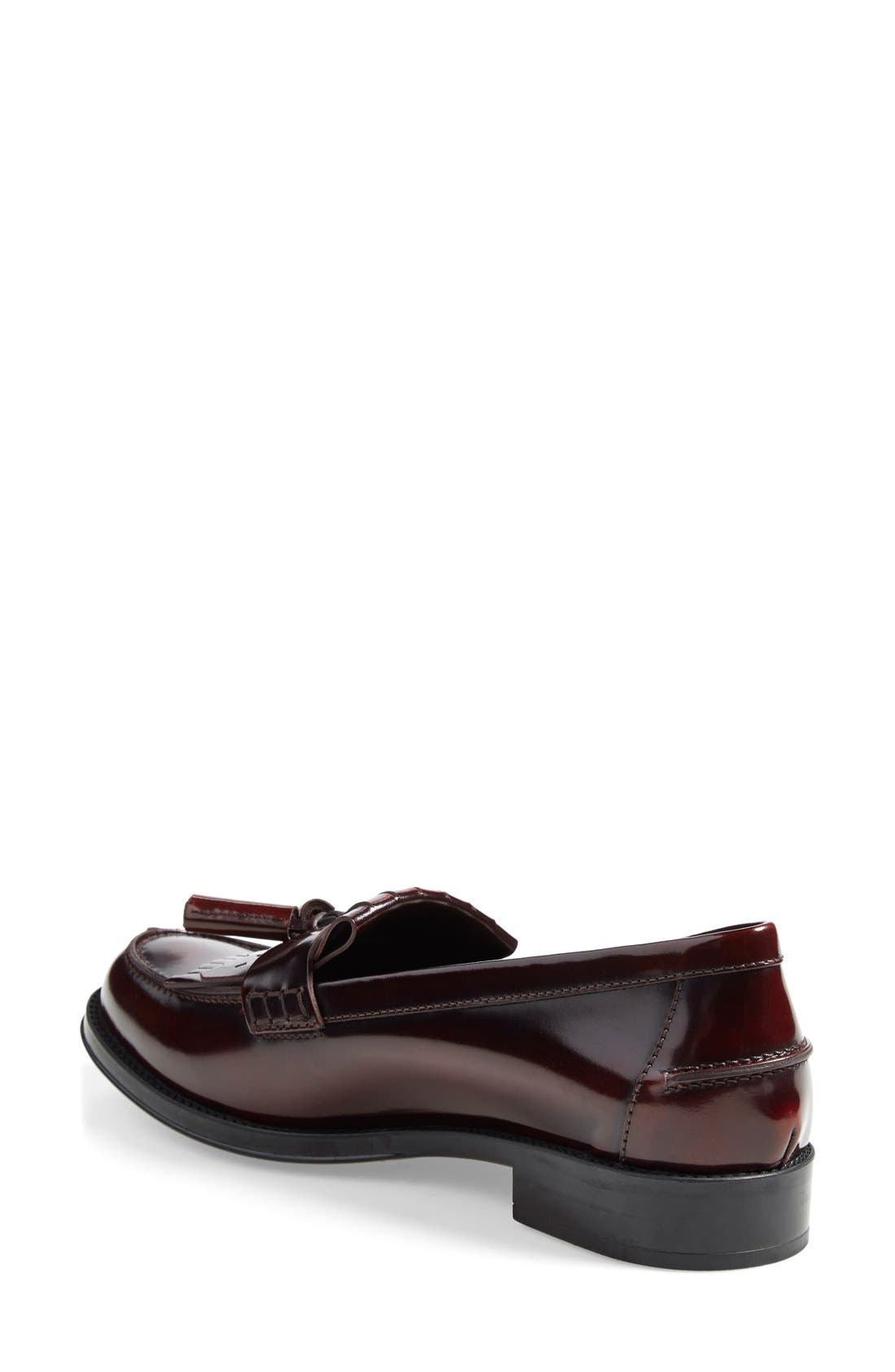 Tod's Fringe Loafer, Alternate, color, 