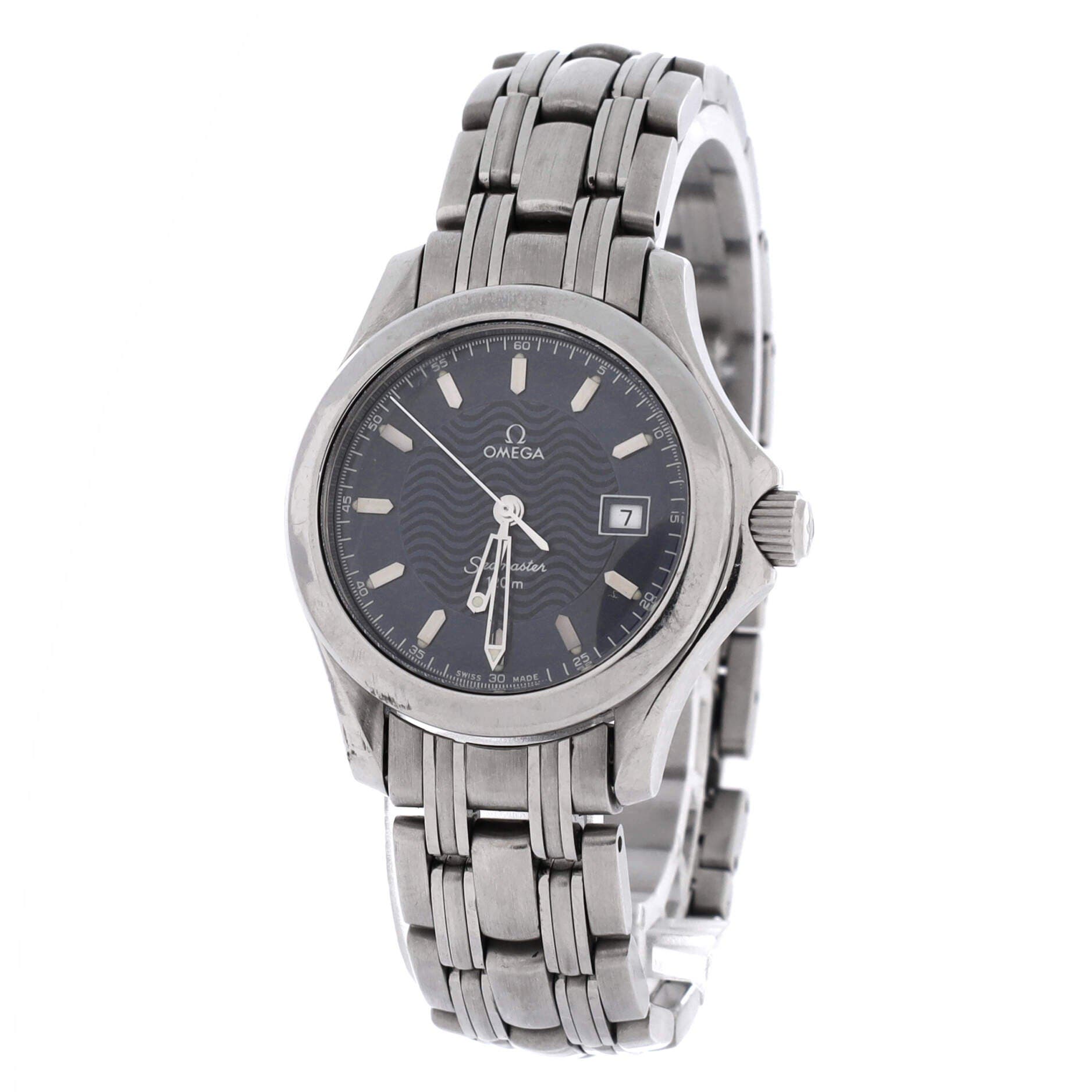 Seamaster 120M Quartz Watch Stainless Steel 28, Alternate, color, Metallic Silver