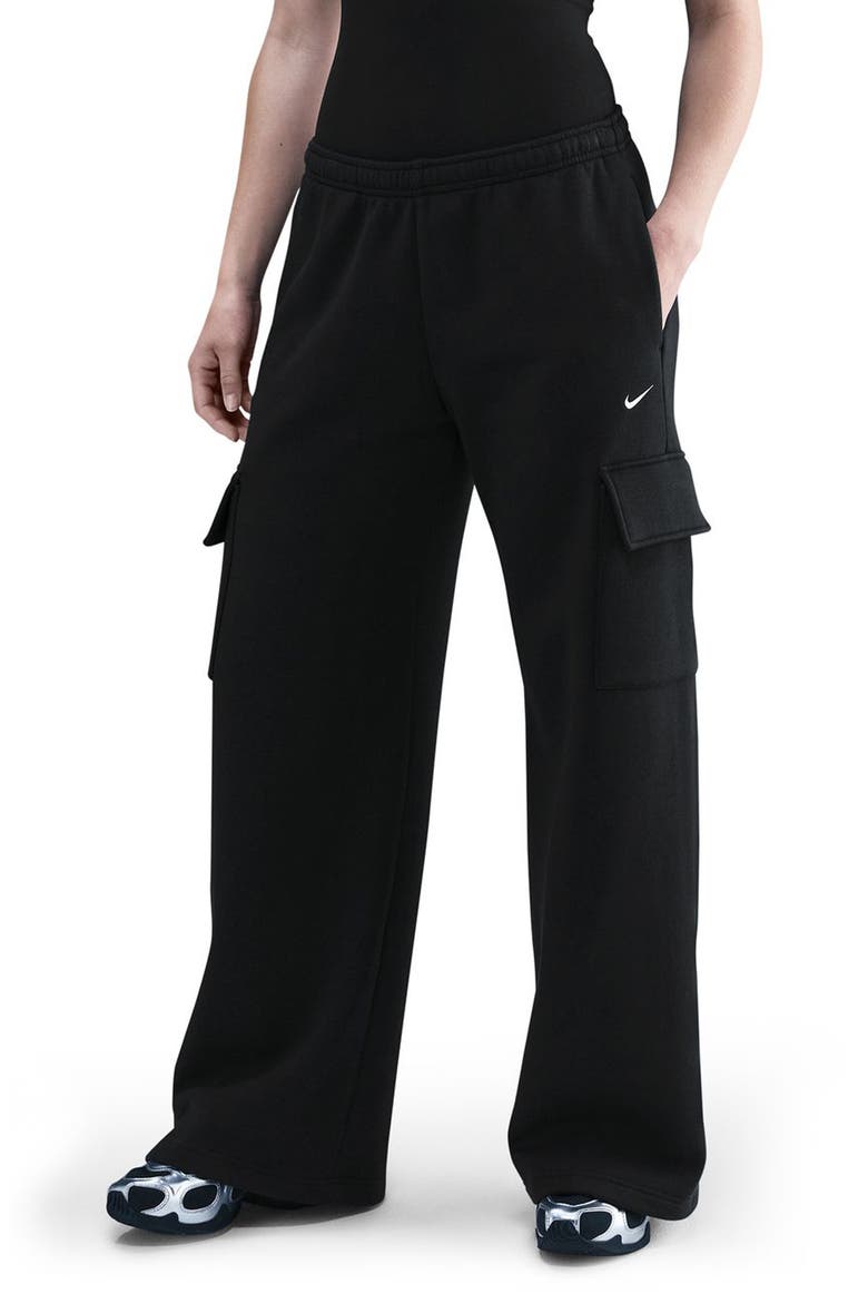 Sportswear Phoenix Fleece Wide Leg Cargo Sweatpants (Women