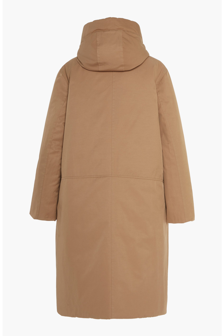 Reversible Satin Down Coat, Alternate, color, Ivory