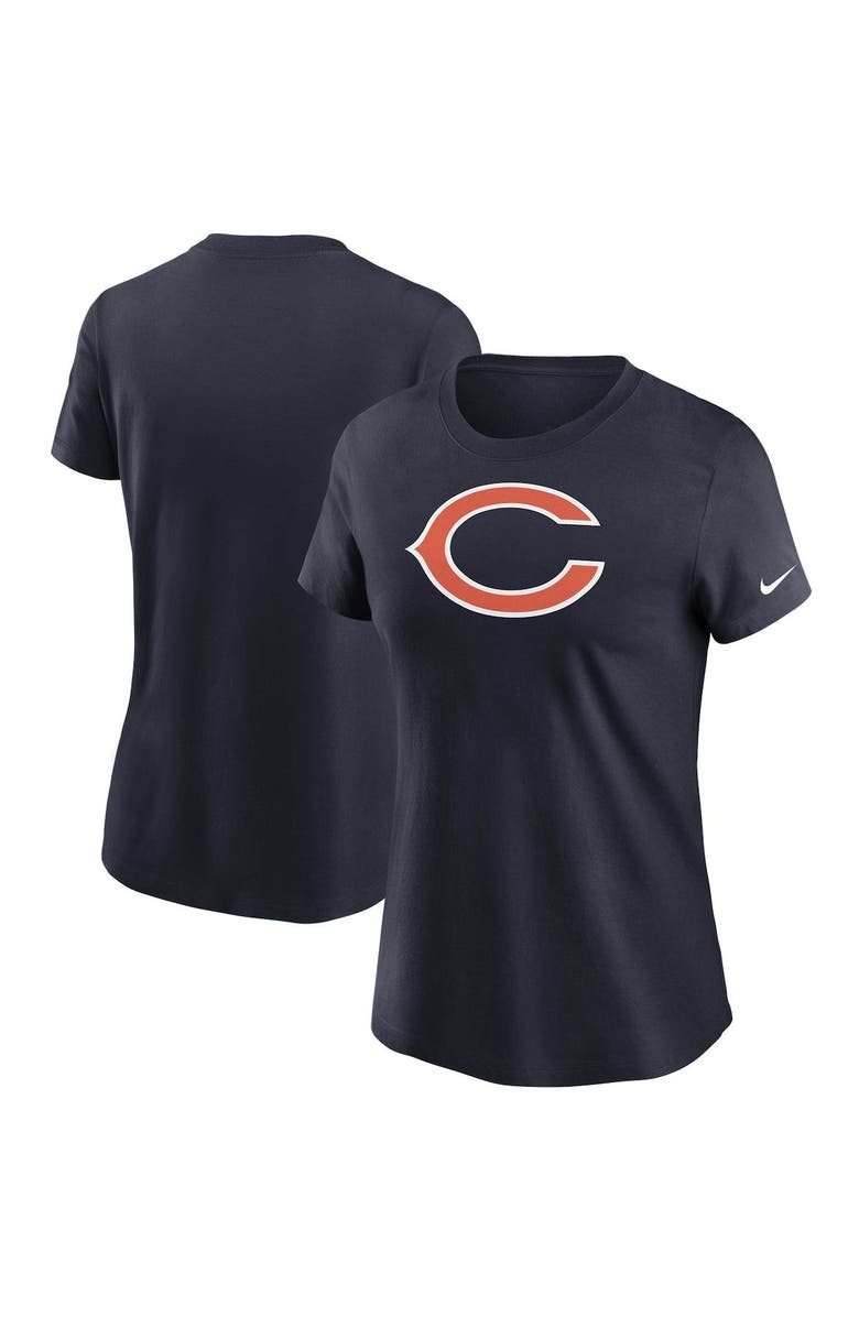 Nike Women's Nike Navy Chicago Bears Logo Essential T-Shirt, Main, color, Navy