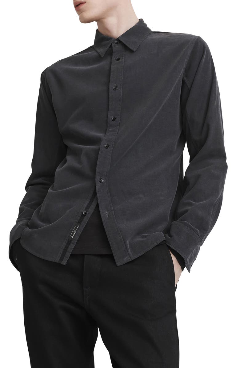 rag & bone Fit 2 Cotton Corduroy Button-Up Shirt, Main, color, 