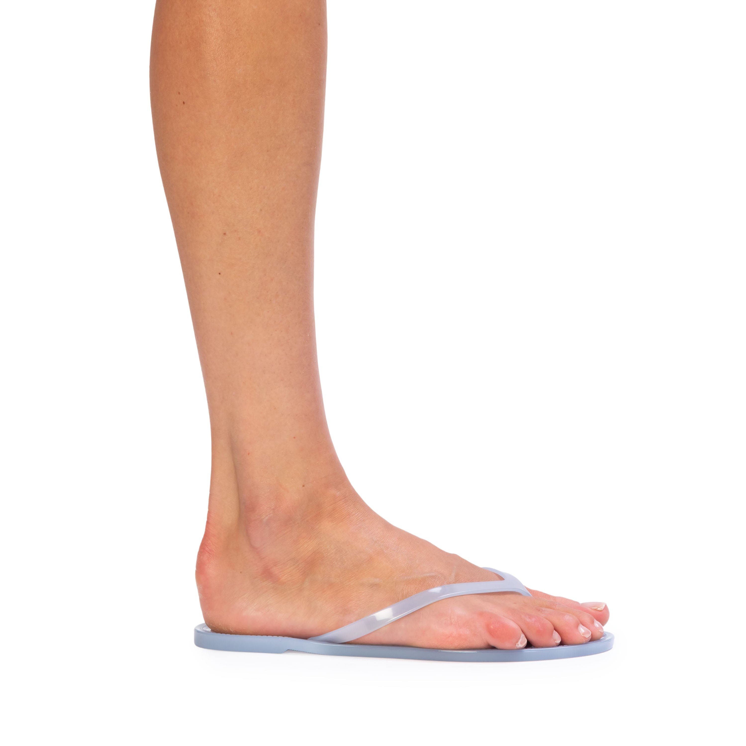 Crystal Stripe Flip Flop, Alternate, color, Blue Stripe PVC
