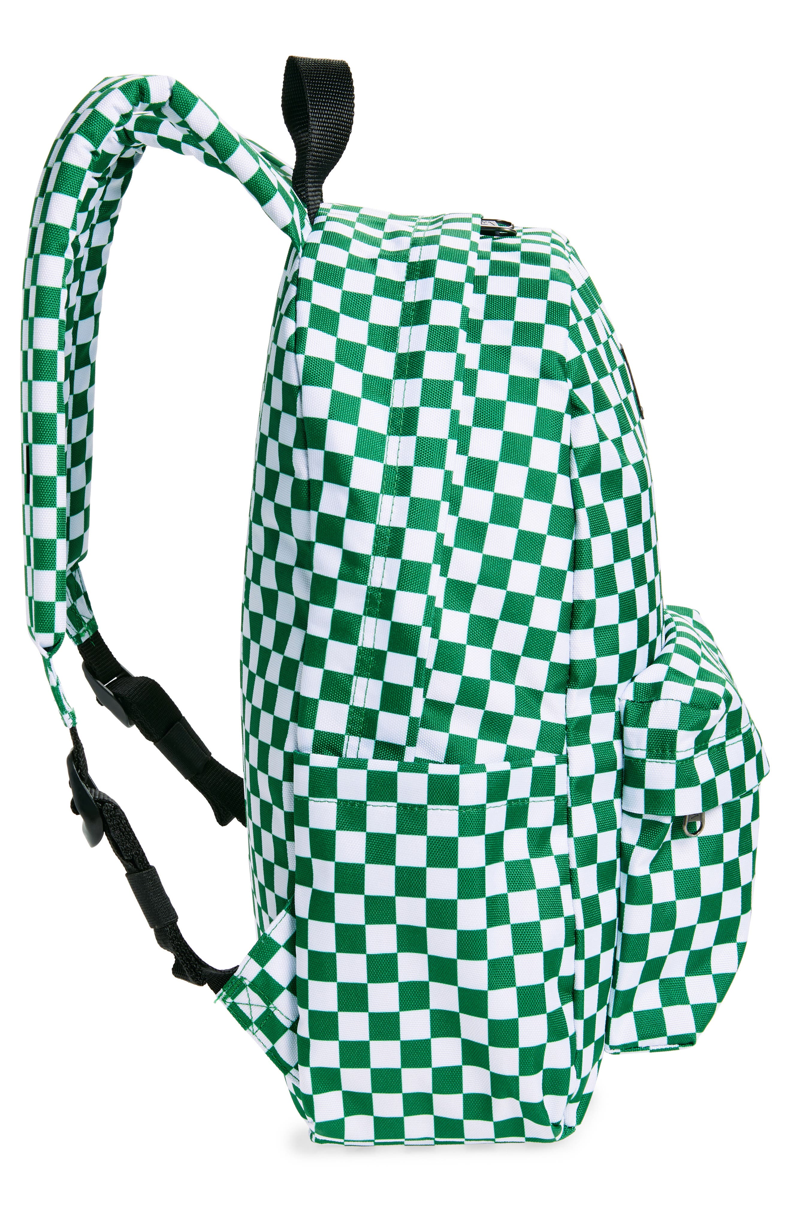Vans Kids' Old Skool Checkered Backpack, Alternate, color, 