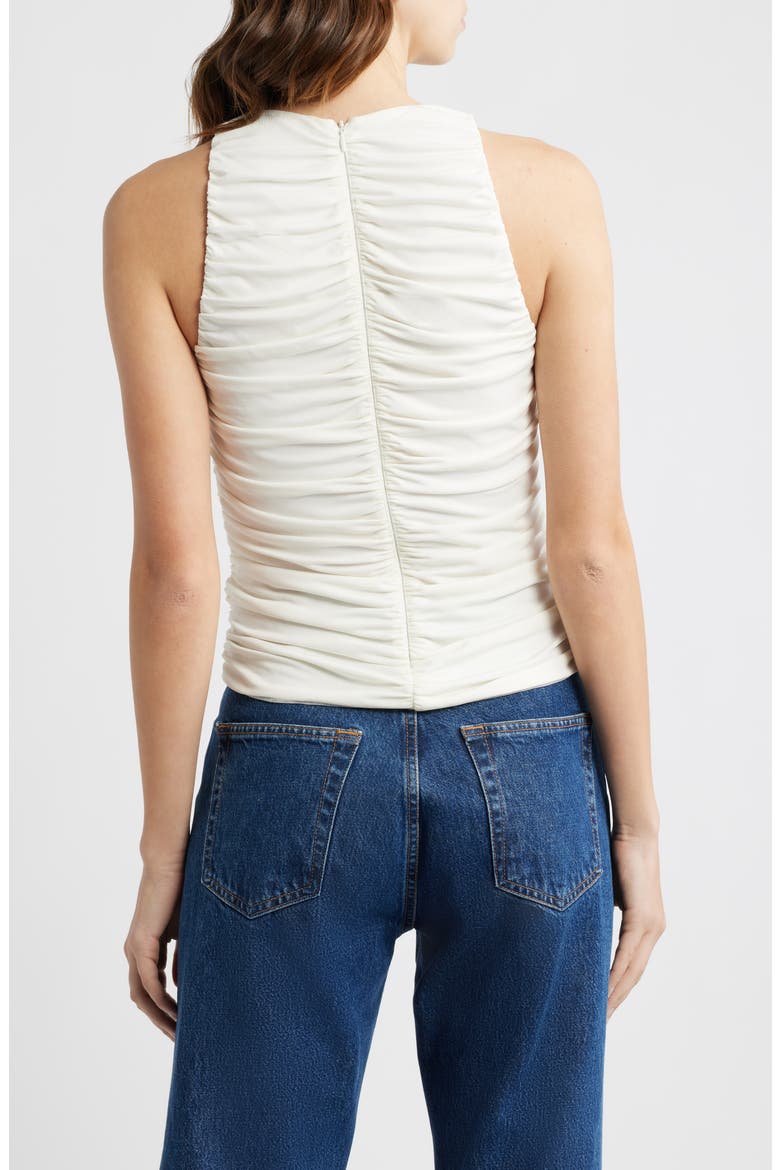 The Ruched Tank, Alternate, color, CREAM