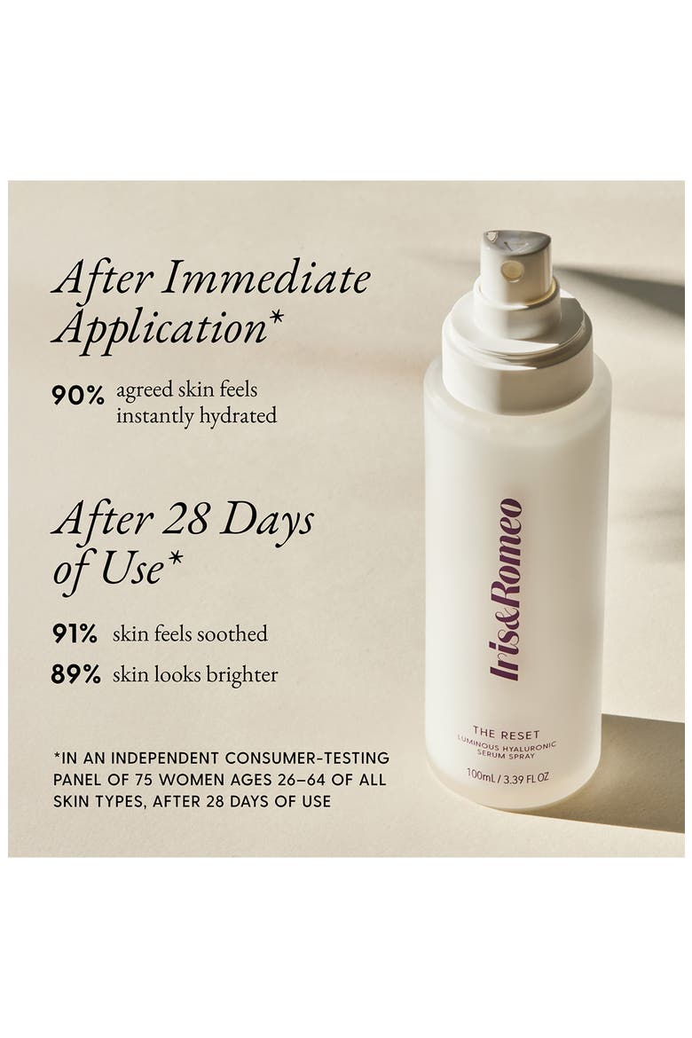 The Reset Luminous Hyaluronic Serum Spray, Alternate, color, NO COLOR