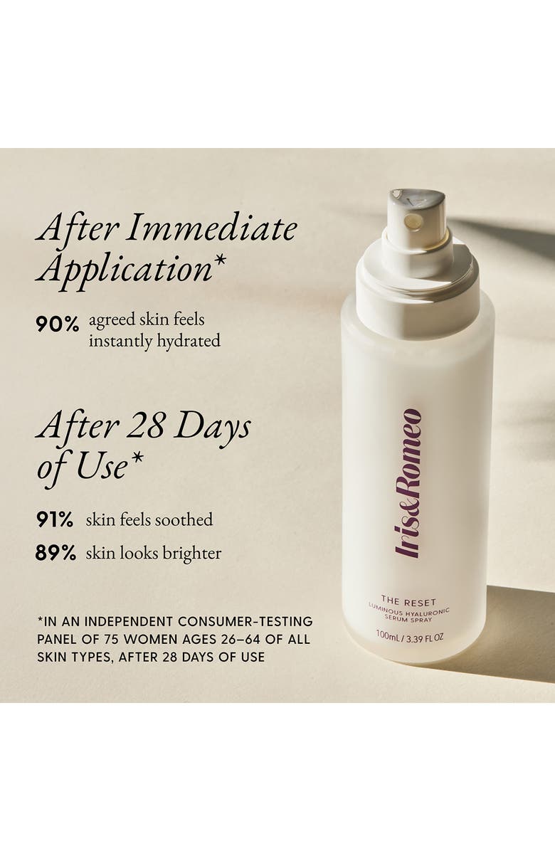 IRIS&ROMEO The Reset Luminous Hyaluronic Serum Spray, Alternate, color, 