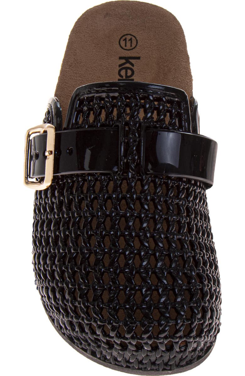 Kensie Girl Clogs Sandals, Alternate, color, Black Solid