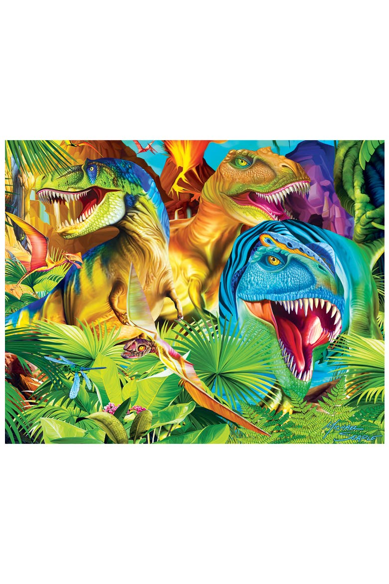 Glow in the Dark 100pc Puzzles 4-Pack V2, Alternate, color, Multicolor