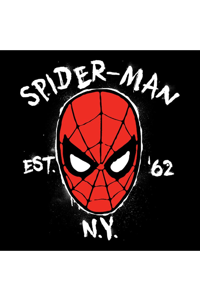 Boys Marvel Friendly Neighborhood Mask T Shirt, Alternate, color, Black