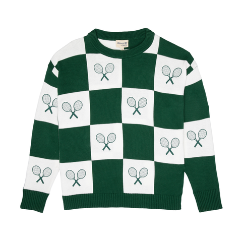 Riley Sweater Checkered Tennis