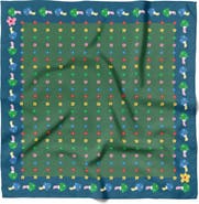 Centinelle Mushroom Floral Cotton Silk Bandana