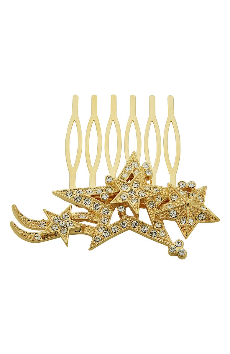 NINA JEWELRY Nina Swarovski Crystal Hair Comb, Main, color, 