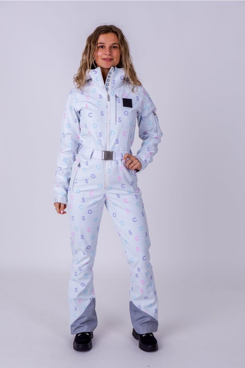 Chic Ski Suit - OOSC Print, Main, color, WHITE