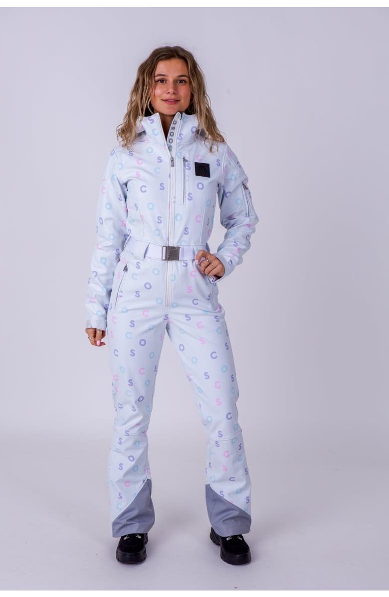 OOSC Chic Ski Suit - OOSC Print, Main, color, White