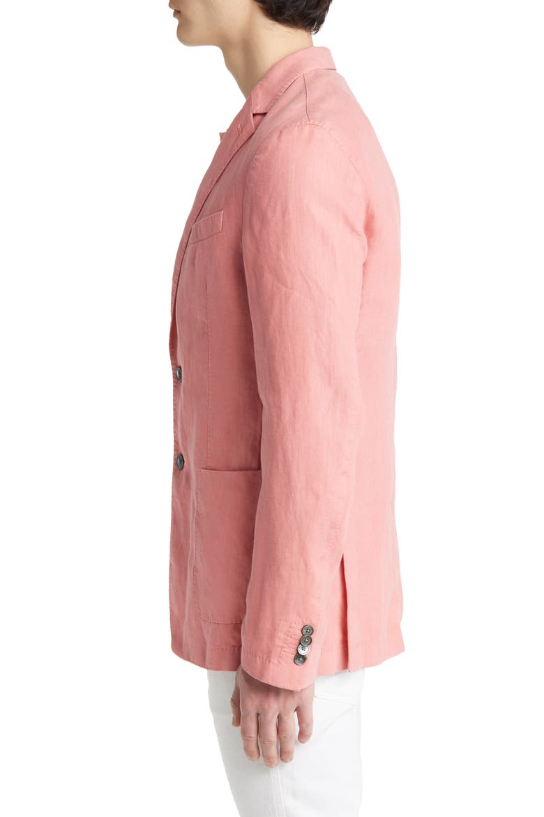 Hanry Slim Fit Linen Sport Coat, Alternate, color, OPEN PINK