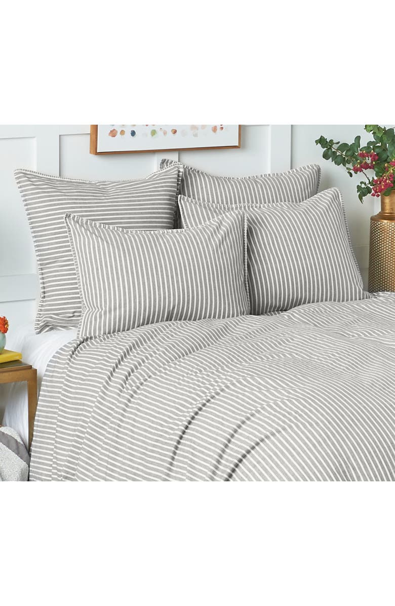 carol & frank Lucas Boulder Queen Duvet Cover, Alternate, color, Gray