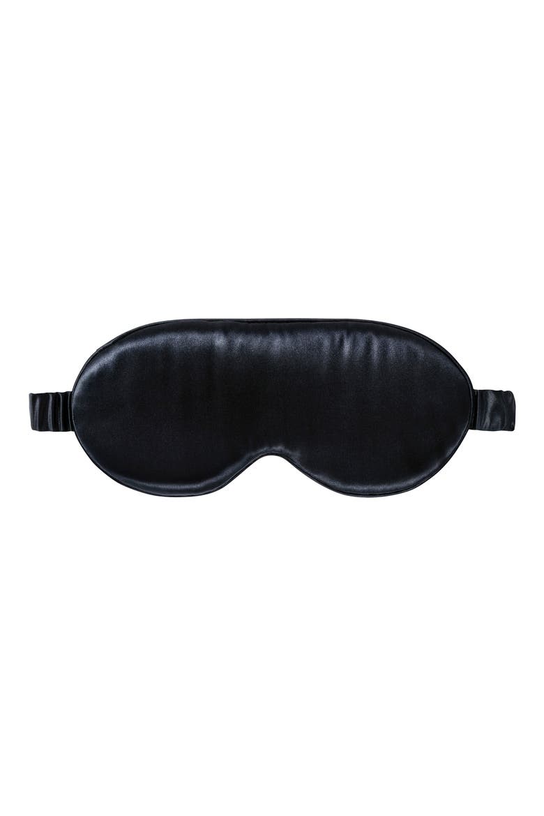 Lovely Lashes Pure Silk Contour Sleep Mask, Alternate, color, BLACK