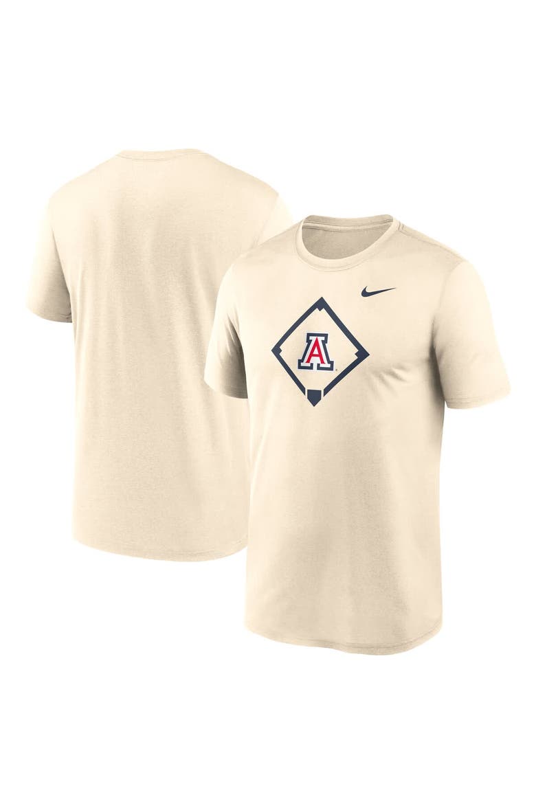 Men's Nike Cream Arizona Wildcats Legend Baseball Icon Performance T-Shirt, Main, color, Cream