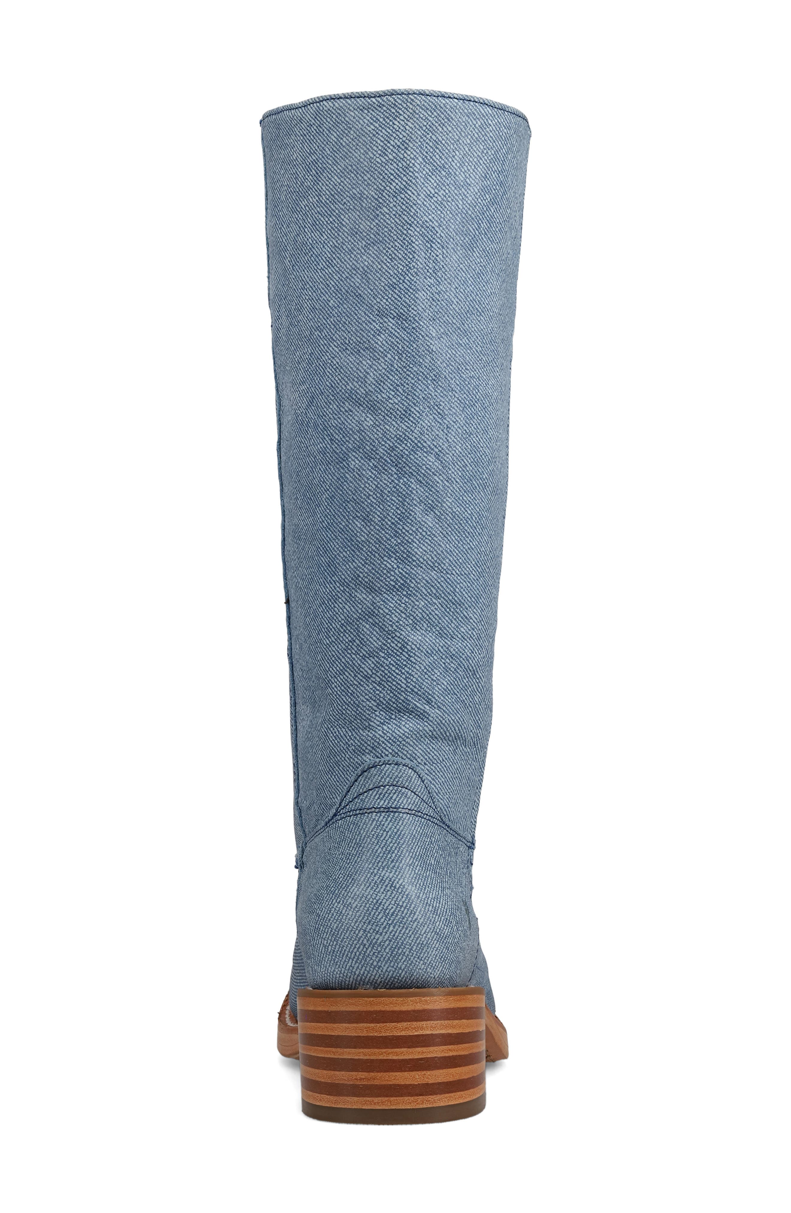 Campus Knee High Boot, Alternate, color, SKY BLUE