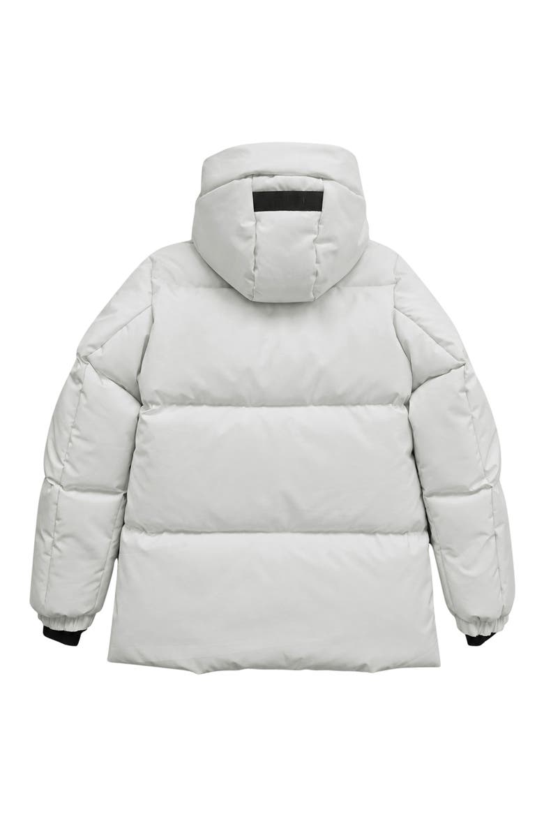 Stacy Water Resistant Hooded Puffer Jacket, Alternate, color, CLOUD