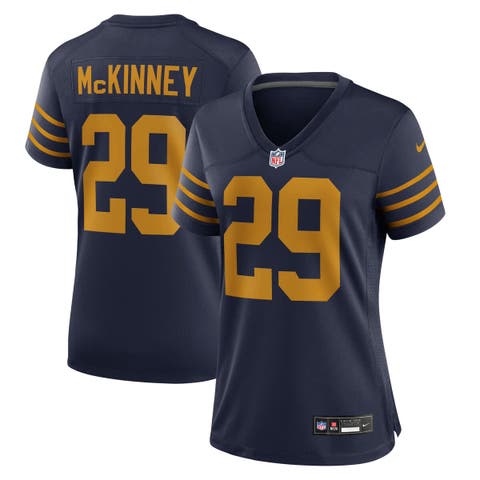 Women's Nike Xavier McKinney Navy Green Bay Packers The 1923 Classic Game Jersey
