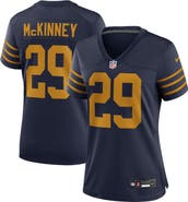 Nike Women's Nike Xavier McKinney Navy Green Bay Packers The 1923 Classic Game Jersey