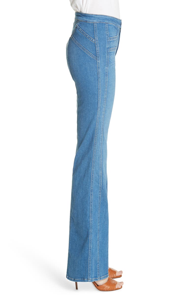 Veronica Beard Farrah Wide Leg Jeans, Alternate, color, 