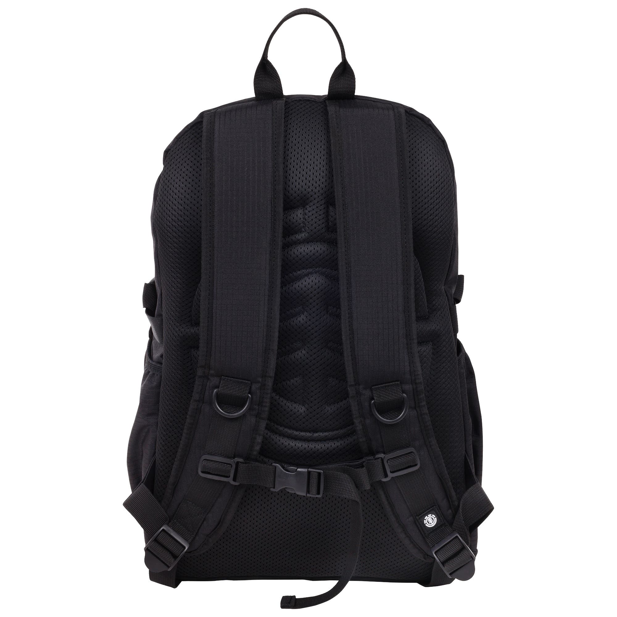Element Backpack with Vertical Logo Print, Alternate, color, Black