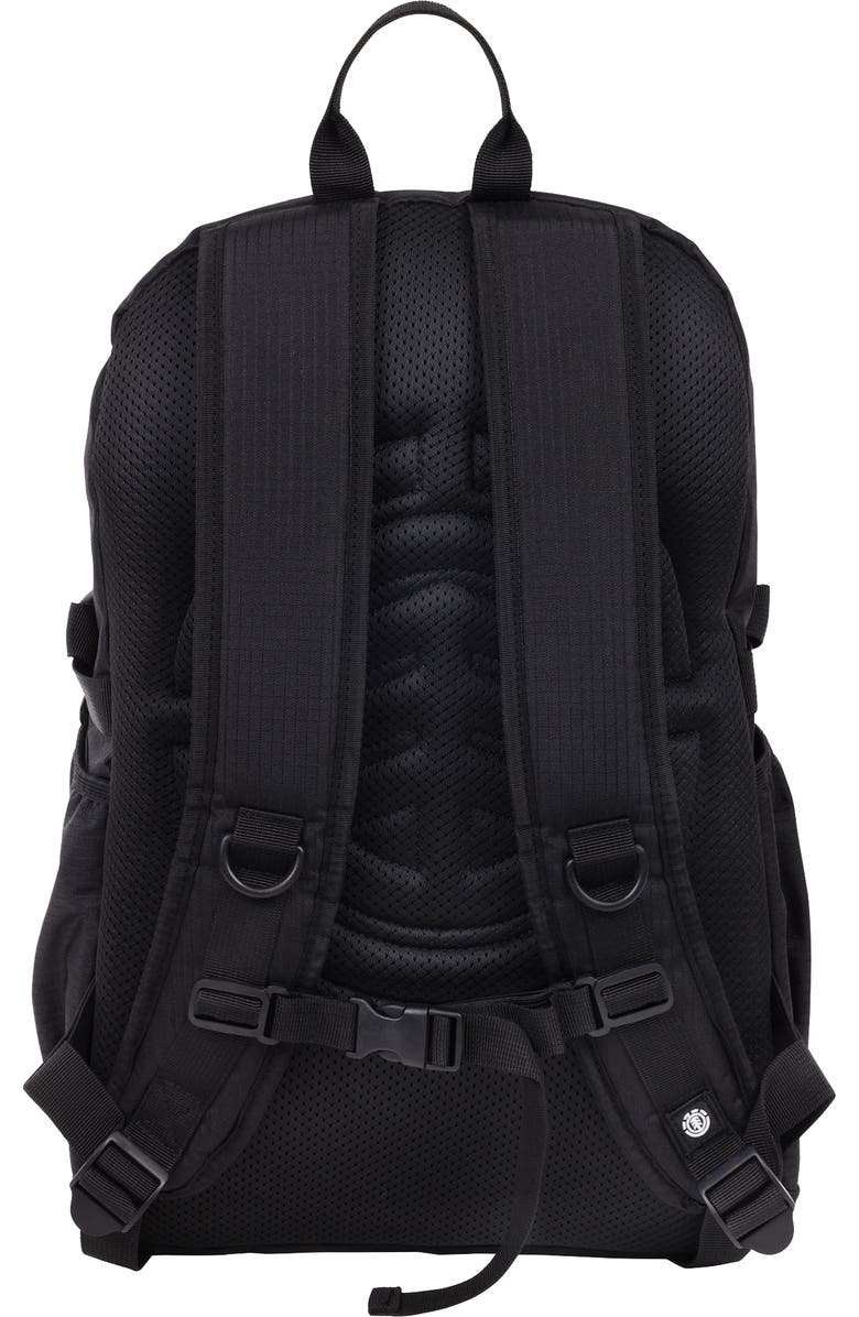 Element Backpack with Vertical Logo Print, Alternate, color, Black
