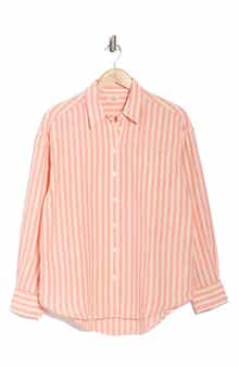 Faherty Laguna Stripe Linen Button-Up Shirt