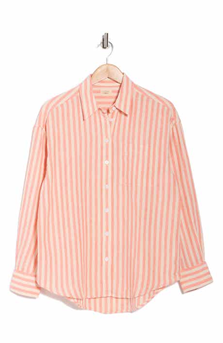 Faherty Laguna Stripe Linen Button-Up Shirt