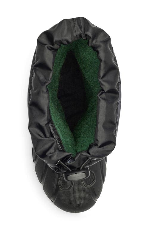 Sorel Kids' Flurry Water Resistant Snow Boot In Black