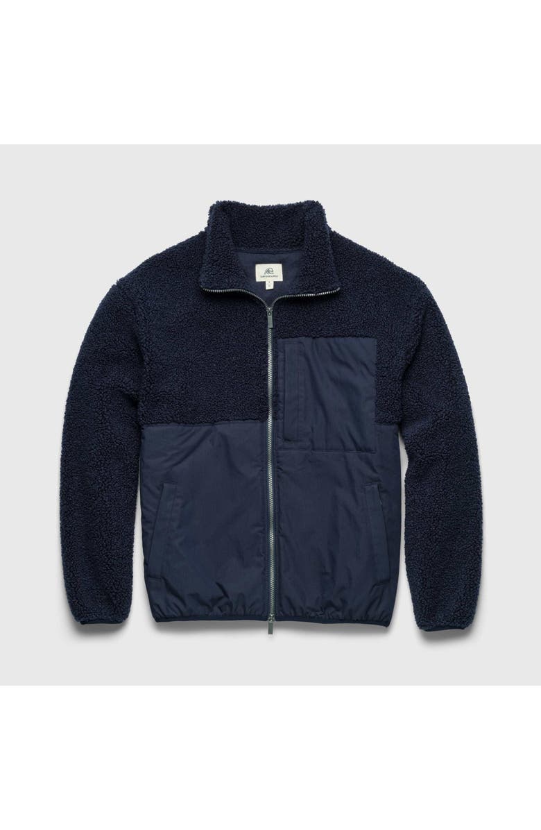 Surfside Supply Co. Steve Fleece Jacket, Main, color, Navy Blazer