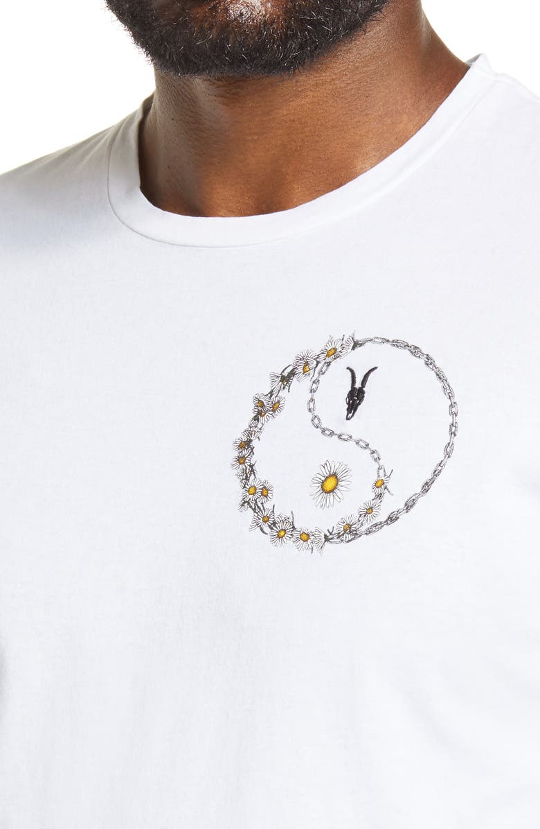 AllSaints Daisy Chain Graphic Tee, Alternate, color, 