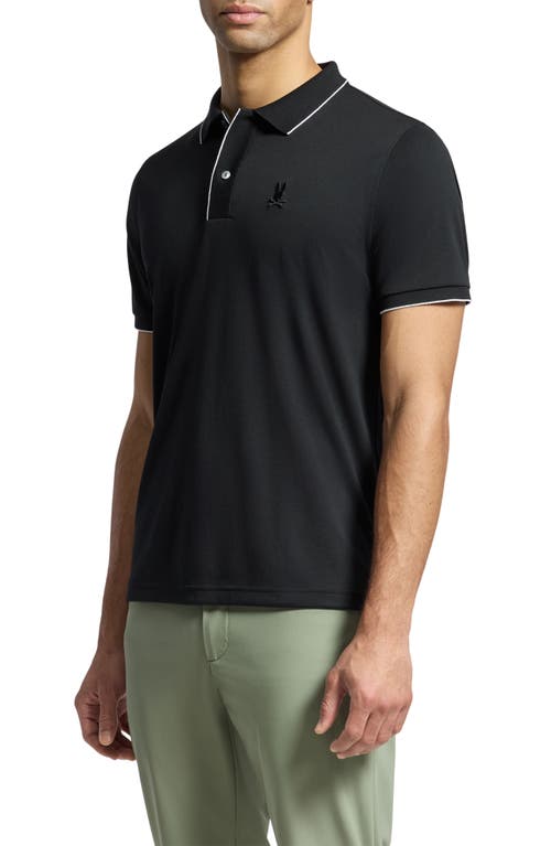 Psycho Bunny Bryce Performance Polo In Black