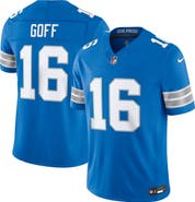 Nike Men's Nike Jared Goff Blue Detroit Lions Team Vapor F.U.S.E. Stitched Limited Jersey