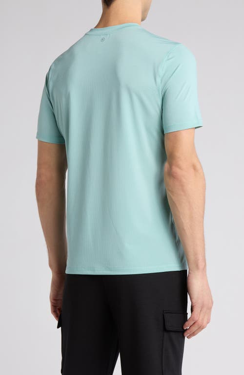 90 Degree By Reflex Strive Crewneck T-shirt In Aquifer