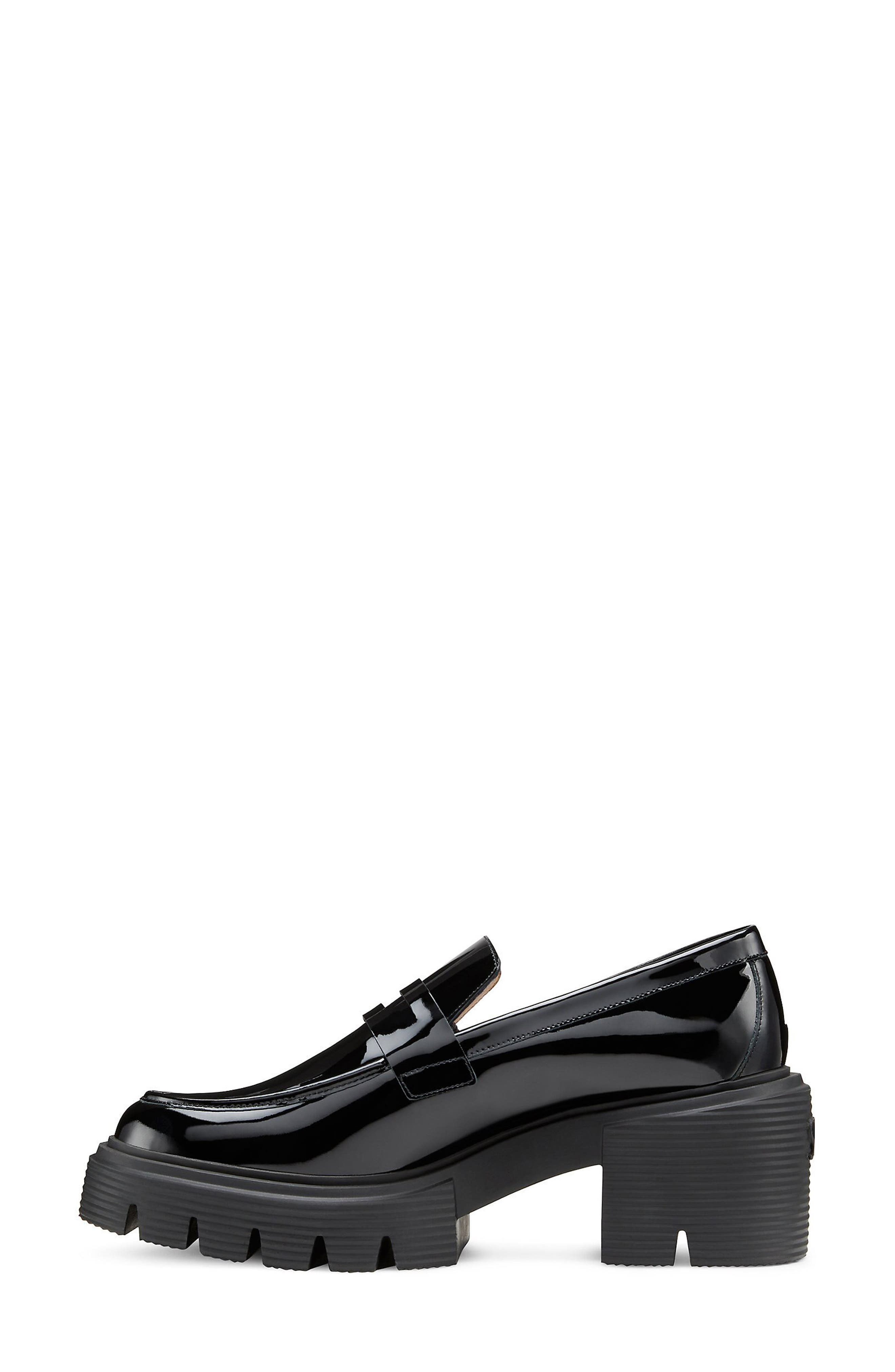 Stuart Weitzman Soho Loafer, Alternate, color, Black