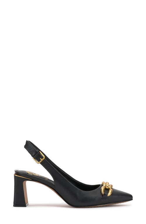Vince Camuto Hamden Slingback Pointed Toe Pump In Black