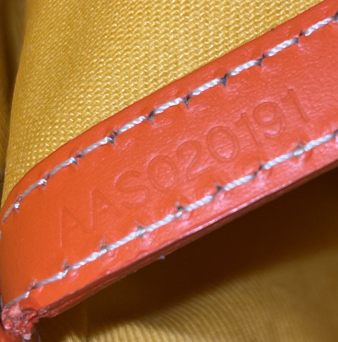 Pre-Owned Goyard Cap Vert Bag Coated Canvas, Alternate, color, Orange